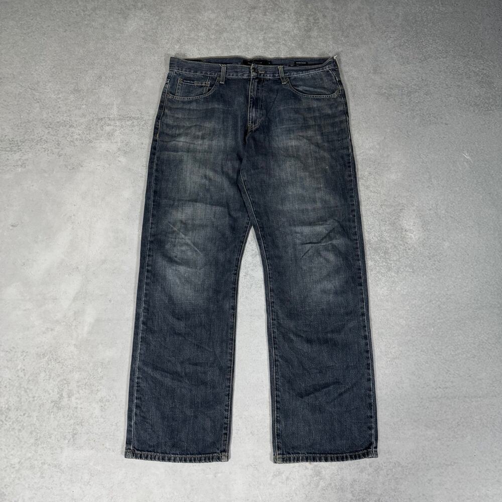 Calvin Klein Jeans Relaxed Straight Blue Denim - Size: 36
